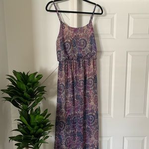 Paisley maxi dress